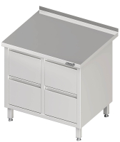 Drawer cabinet 2x2 drawers 840x700x850 AFK