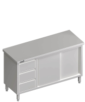 Armoire de travail avec portes coulissantes 1900x700x850...