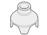 Spare part BOVO fruit mixer head without accessories *4*