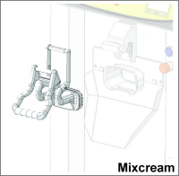 Reserveonderdeel BRAVO Mixcream uitloopkraan