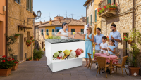 Vitrina de helados IFI Fast Pozzetti 4 L800 230V