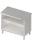 Open work cabinet with intermediate shelf 1200x700x850