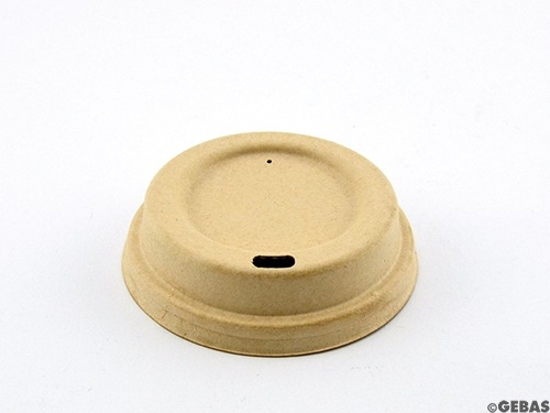 Coperchio BIO per tazza da caffè CTG crema Ø90mm