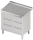 Schubladenschrank 2x3 Schubladen 840x600x850 AFK