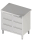 Cajonera 2x3 cajones 840x700x850
