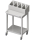 Carrinho para tabuleiro de talheres 817x500x1100