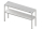 Estante superior 2xstoreys 1800x300x700