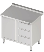 Armoire de travail avec porte battante 1400x600x850...