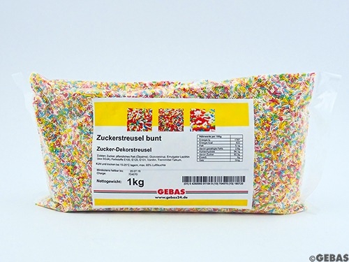 Azúcar en polvo de colores, colores naturales 100% puros 1 kg