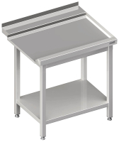 Mesa de desagüe con estante intermedio 1200x750x880...