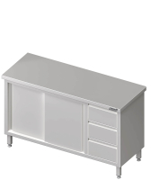 Armoire de travail avec portes coulissantes 1700x700x850...