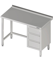 Tavolo da lavoro 1700x600x850 3xcassetti RX AFK