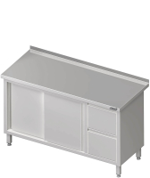 Armoire de travail avec portes coulissantes 1500x700x850...