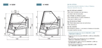ORION Speiseeisvitrine 365 H1250 L2144 400V G12