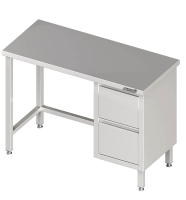 Mesa de trabalho 2000x700x850 2xgavetas RX