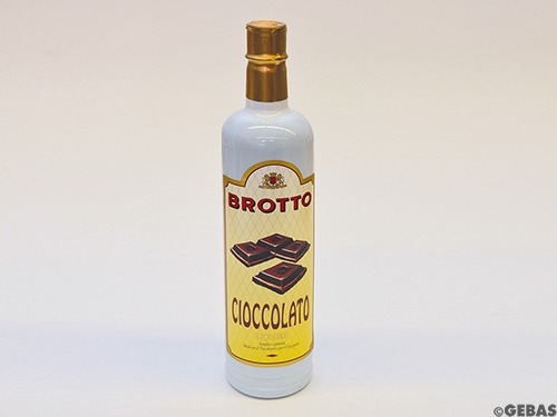 BROTTO Ice liqueur Cioccolato all uovo, 16% de álcool Garrafa de 1 litro