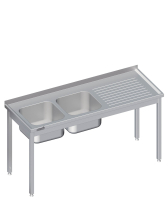 Spültisch 1200x600x850 2xBecken LX AFK