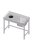 Lavello foro di scarico 1400x600x850 1xlavabo RX AFK