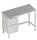 Mesa de trabalho 2400x600x850 2xgavetas LX