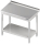 Work table with intermediate shelf 2700x600x850 AFK