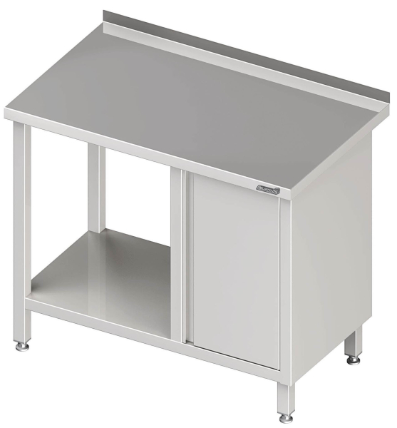 Worktable with intermediate shelf 900x700x850 RX AFK