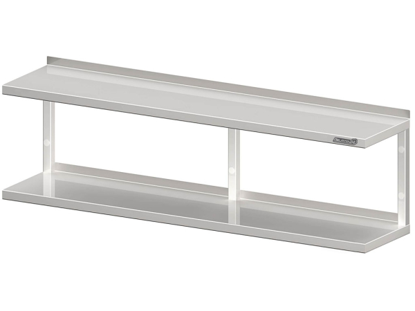 Wall shelf 2-fold angle brackets 1400x400x390