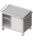 Transport trolley closed substructure with sliding doors 1100x
