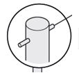 Spare part BOVO drive pin 3 x18 *13*