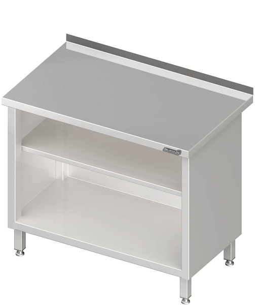 Open work cabinet with intermediate shelf 700x700x850 AFK