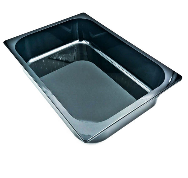 Ice cream container POLY 360x250x80 BLACK