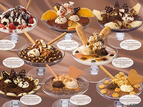 Chocolate ice cream cards 10 pcs/pack
