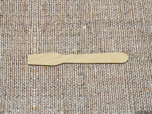 Holzspaten 9,6cm FSC "Woody" gewachst