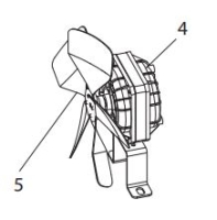 Peça sobressalente ICEMATIC fan ST5