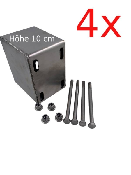 Ersatzteil FONTANA Erhöhung Bravo Eismaschine 10 CM 4erSET