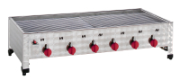 Gas combi tafel braadpan 6