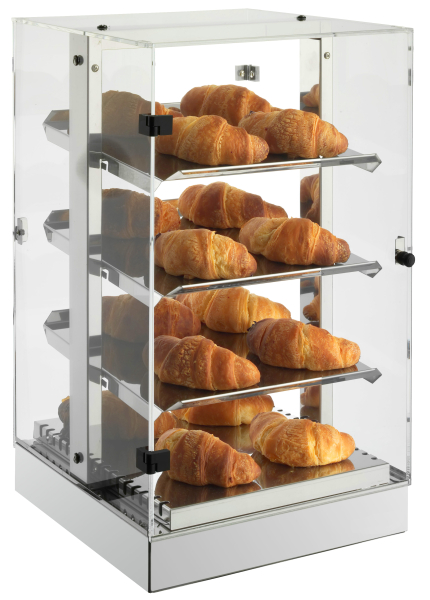 Vetrina a torre per prodotti da forno