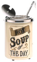 Hete pot soep