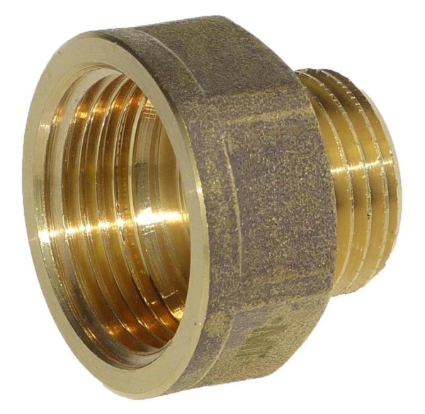 Reduzierter Muffennippel, 3/4“IG x 1/2“AG