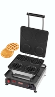 Placas intercambiáveis de waffle burger da Neumärker para Thermocook®