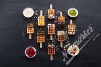 Neumärker Thermocook® wafelijzer incl. crème wafel op een stokje verwisselbare platen