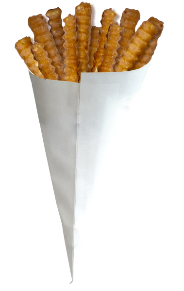 Spitztüten für Waffel-Pommes