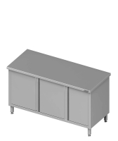 Armoire de travail avec porte battante 1200x600x850 RX