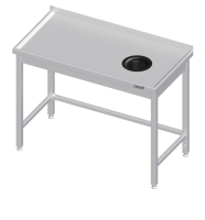 Mesa de trabalho 1100x600x850 Orifício para...