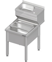 Lavello combinato 500x600x850 AFK