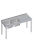 Sink unit 1600x700x850 2xbasin LX AFK