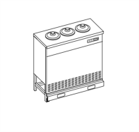 BRX Gly Pozzetti 1reihig 3+3 Reservefach