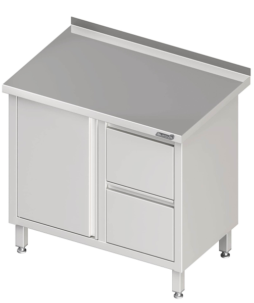 Armário de trabalho com porta articulada 1900x600x850 2x gavetas RX AF