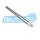 Spare part TELME MIXER SHAFT (ECO120)