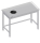 Mesa de trabajo 800x700x850 Agujero para residuos LX