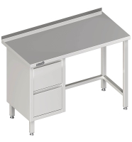 Mesa de trabalho 2000x700x850 2xgavetas LX AFK